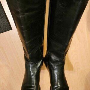 Nine West Black Leather Boots 7M